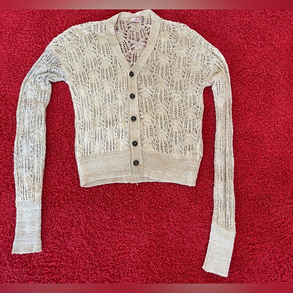 Vivienne Westwood Sweaters - NEW Vivienne Westwood SS16 KNIT CARDIGAN BEIGE S/M 100% SILK
